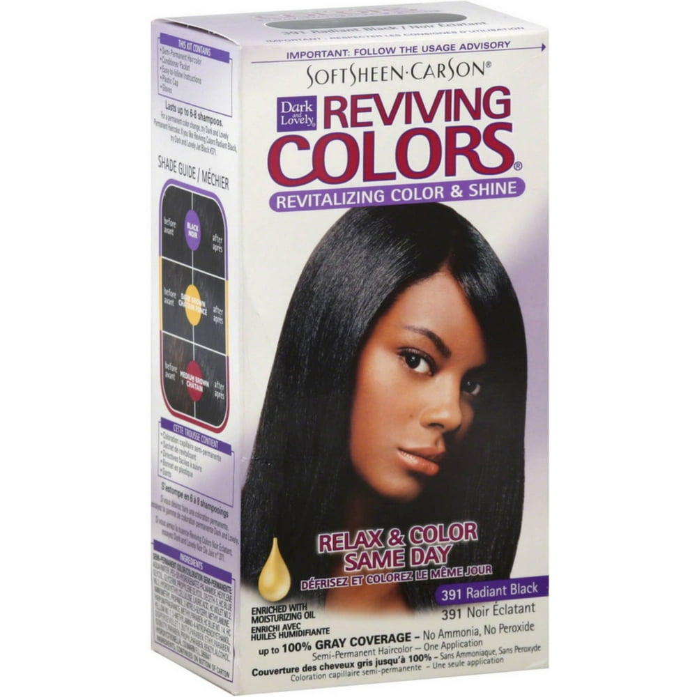 Dark and Lovely Reviving Colors, No.391, Radiant Black, 1 ea Walmart