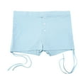thumbnail image 4 of ZRBYWB Shorts For Women Female Fashion Leisure Summer Drawstring Sexy Shorts Side Strap Solid Color Pants Comfortable, 4 of 4