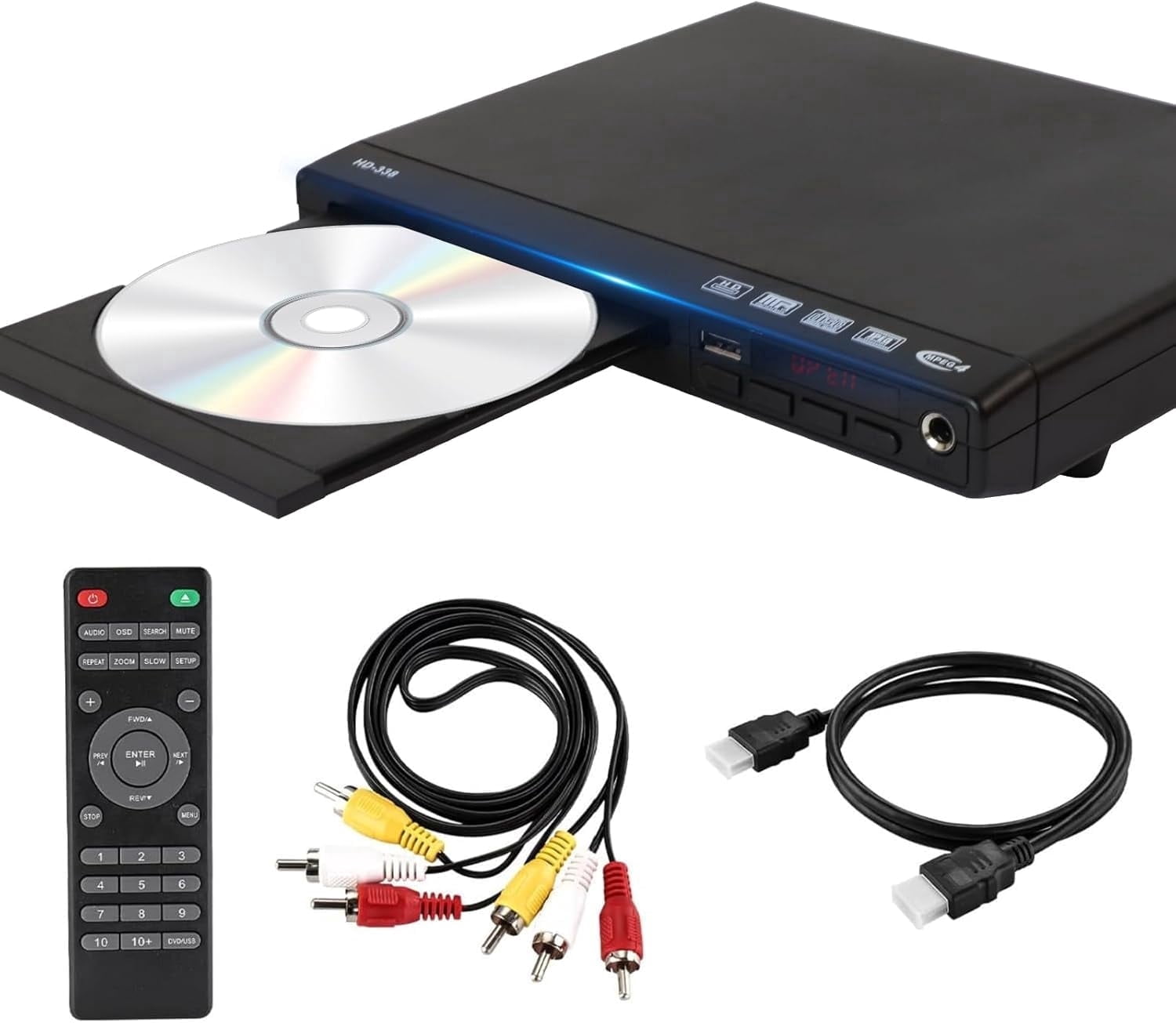 LG DVD Player with USB Direct Recording and Multiple CD Support