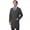 Charcoal, variant on Unisex 36" Medical Snap Front Lab Coat, White, S