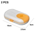 thumbnail image 2 of Pastillero pequeño, organizador de pastillas diario de viaje, soporte de medicina portátil y compacto para vitaminas y suplementos, 2 of 5