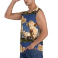 thumbnail image 3 of Bixox Men's Cows Cattles Printed Shirt Sleeveless Fitness Tank Top-Small, 3 of 7