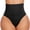 Black, variant on 2-Pack Thong Shapewear Tummy Control Underwear for Women Seamless Body Shaper Panties