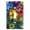 #1. Single Toggle, variant on Metal Light Switch Wall Plate Outlet Cover (Printed Image of Colorful Stained Glass Flowers - Double Toggle)