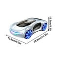 thumbnail image 2 of Streamer LED Racing Car, Gesture Induction Remote Control, 360° High-Speed Drift, Night Glow Vehicle, 1:14 Scale Sports Model, 2 of 6