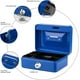 thumbnail image 2 of Caja de efectivo con cerradura de llave, caja de dinero portátil de metal de doble capa, 2 of 5