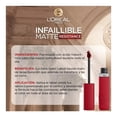 thumbnail image 2 of Labial líquido Loreal Infallible Le Matte Resistance Le Rouge Paris 420 5ml, 2 of 4