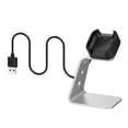 thumbnail image 1 of Base de carga rápida para reloj inteligente con cable plata Baoblaze Cuna base de estación de soporte USB, 1 of 8