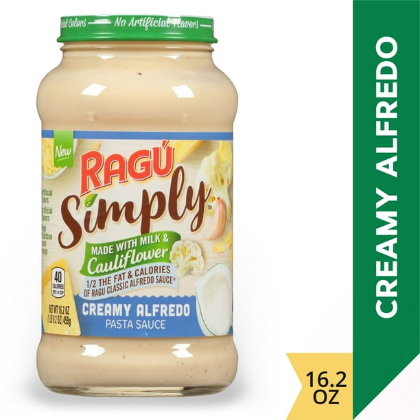 Ragu Simply Creamy Alfredo with Cauliflower Sauce, 16.2 oz.
