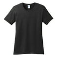 thumbnail image 5 of Ladies Core Cotton Tee Jet Black M, 5 of 6