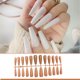 thumbnail image 4 of Qarigey 24 piezas de barniz de diseño de ataúd de uñas postizas puntas de uñas artificiales extralargas suministros de manicura estilo Arte de uñas tez, 4 of 6