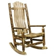 thumbnail image 3 of Glacier Country Collection Adult Log Rocker, 3 of 7