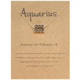 thumbnail image 4 of Twelve Constellation Necklace Black Dripping Oil Constellation Card Clavicle Chain, 4 of 9