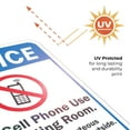 thumbnail image 6 of No Cell Phone Use in Waiting Room Sign,, 6 of 8