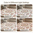 thumbnail image 7 of ODIKA 5'x7' Ultra-Soft Area Rug, Cute Kittens Wildflowers Blooming Flower Border Cartoon Boho Tossed Refined None Washable, Bare feet friendly, Silk-Touch for Bedroom Home office, 7 of 7