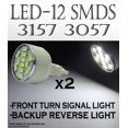 thumbnail image 6 of ICBEAMER 12 LED 3056, 3156, 3157, 3356, 3456 White Front Turn Singal Light Bulbs 2pcs, 6 of 6