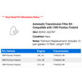 thumbnail image 2 of Automatic Transmission Filter Kit - Compatible with 1989 Pontiac Firebird, 2 of 2