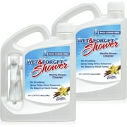 Wet & Forget Shower Cleaner Weekly Application Requires No Scrubbing, Bleach-Free Formula, Ready to Use, Vanilla Scent, 64 Fluid Ounces 2 Pack