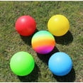 thumbnail image 3 of 25 Pack! 8.5 Inch Playground Balls (Colors:Red,Blue,Green,Yellow,Rainbow), 3 of 5