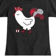 thumbnail image 3 of Case IH - Patterned Rooster - Toddler Girl Short Sleeve T-Shirt, 3 of 5