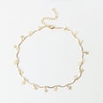 thumbnail image 4 of Guardurnaity Collar Cadenas Estrellas ajustables Borlas Gargantillas universales Accesorio de moda Collares del día de San Valentín Regalos para mujeres Ropa, zapatos y accesorios Miscelánea Oro Guardurnaity AP009728-01, 4 of 6
