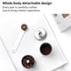 thumbnail image 2 of Molinillo De Café Manual Molinillo De Café Portátil Molinillo De Café Espresso Compacto Trituradora De Granos De Café Molinillo De Mano Mango Extraíble Ajustable De Nivel Completo Para Oficina Eigraketly HA021394-00, 2 of 7