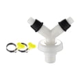 thumbnail image 3 of Adaptador de Drenaje de Piso Conector de Manguera Fregona Tubo de Piscina Fregaderos Conector de Tubería en Y Prevención de Olores Lavadora Portátil, 3 of 8