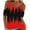 Red, variant on 2024 Summer Tops for Women Sexy Off Shoulder T-Shirt Fashion Printed Shirts Casual Crew Neck Blouse Tunic Top