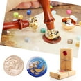 thumbnail image 1 of Cuadros Decorativos Cabeza de sello de cera de sello de pintura de fuego marino para decoración de invitación de boda (HY10) Ndcxsfigh  Nuevos Originales, 1 of 1