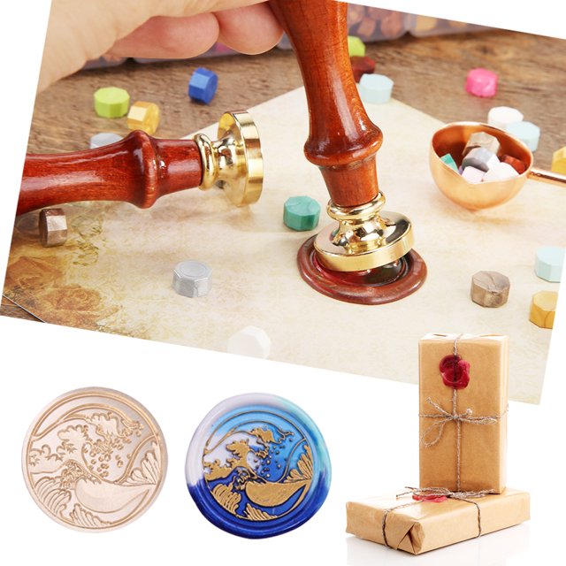 Cuadros Decorativos Cabeza de sello de cera de sello de pintura de fuego marino para decoración de invitación de boda (HY10) Ndcxsfigh Nuevos Originales