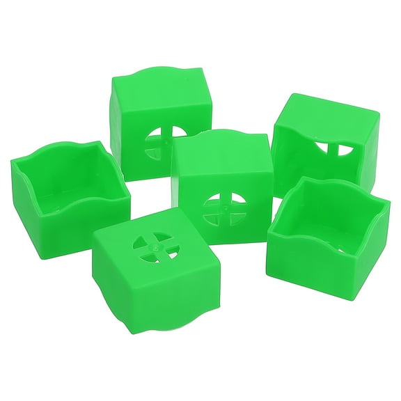 Uxcell Pool Chalk Holder Billiard Chalk Storage Holder Portable Cue Chalk Holder Green 6 Pack