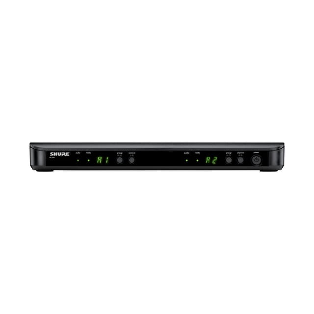 Receptor Dual Inalámbrico Shure BLX88 Quick Scan Negro Hasta 12 sistemas compatibles