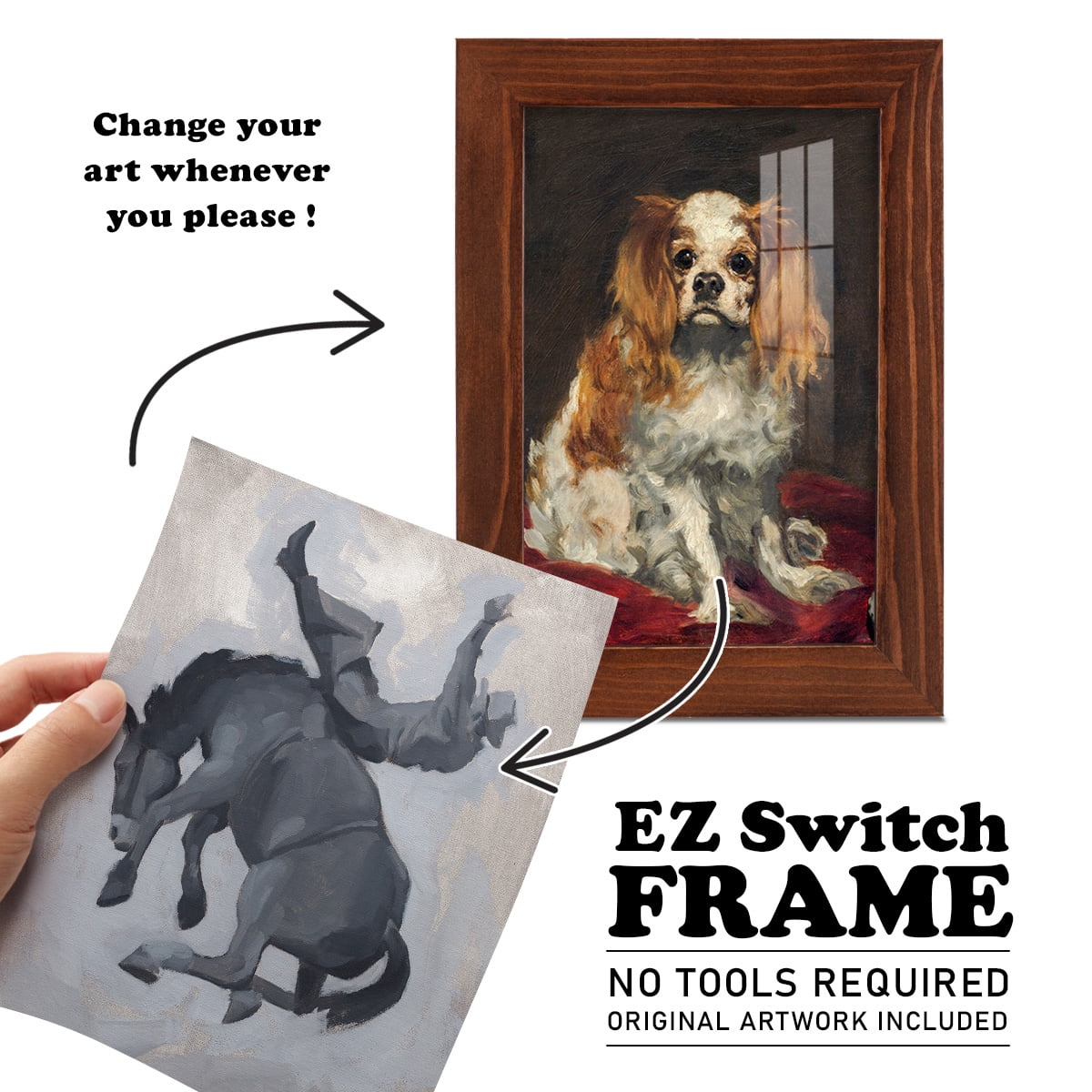 Getting Pitched II - Framed Print w/glass - Chestnut