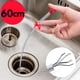 thumbnail image 4 of Limpiador de alcantarillado Yuarrent de resorte 60cm Acero inoxidable PP Color aleatorio, 4 of 6
