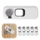 thumbnail image 3 of Billuyoard Cerradura de seguridad para bebés, 5 piezas, sin BPA, inodoro, no tóxico, fácil instalación, cerradura Universal para gabinete de Conjuntos de muebles de dormitorio Gris, 3 of 6