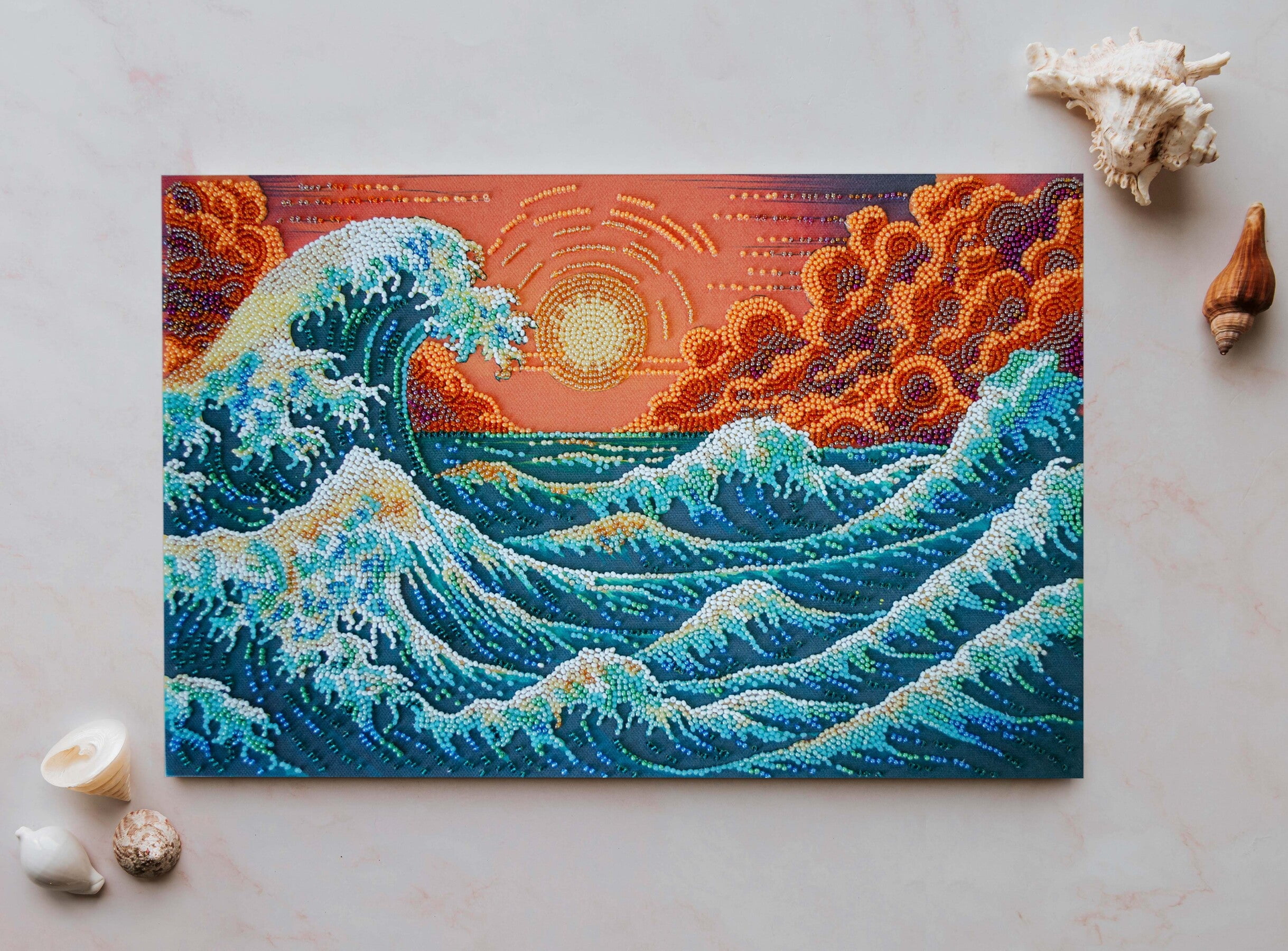Bead Embroidery Kit - The Murmuring Sea AB-953