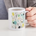 thumbnail image 4 of CafePress - Abstract Colorful Flowers Pattern Mugs - 11 oz Ceramic Mug - Novelty Coffee Tea Cup, 4 of 4