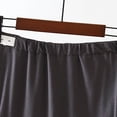 thumbnail image 4 of LIaqionyy Women's Maternity Shorts Pajama Pants Adjustable Waist Soft Pregnancy Cropprd Pant Stretchy Lounge Bottoms, 4 of 5