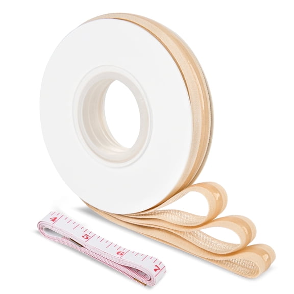Yuhanilx Nude Non Slip Elastic Band,5/8 Inch Width,5 Yard Per Roll