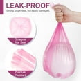 thumbnail image 6 of Charmount Small Trash Bags - Bathroom Trash Bags 4 Gallon Trash Can Liners, Unscented,240 Counts（Pink）, 6 of 6