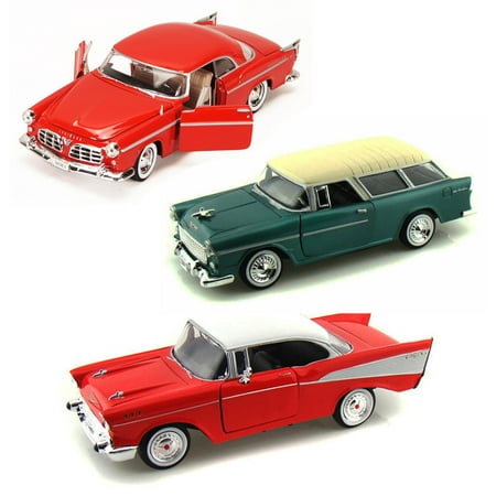 Best of 1950s Diecast Cars - Set 60 - Set of Three 1/24 Scale Diecast Model