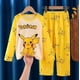 thumbnail image 3 of Sanrios Conjunto de pijama cómodo para niños y niñas Anime Hello Kittys Kuromi Cinnamoroll lindo cuello redondo pantalones de manga larga ropa de descanso, 3 of 5