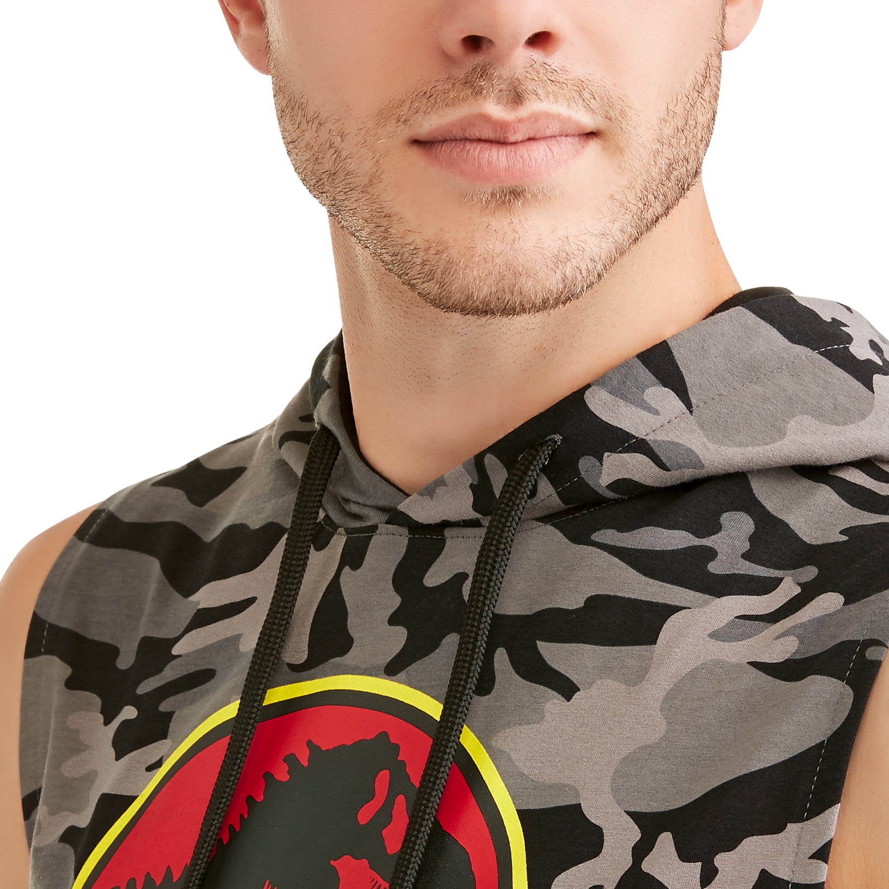 jurassic park sleeveless hoodie