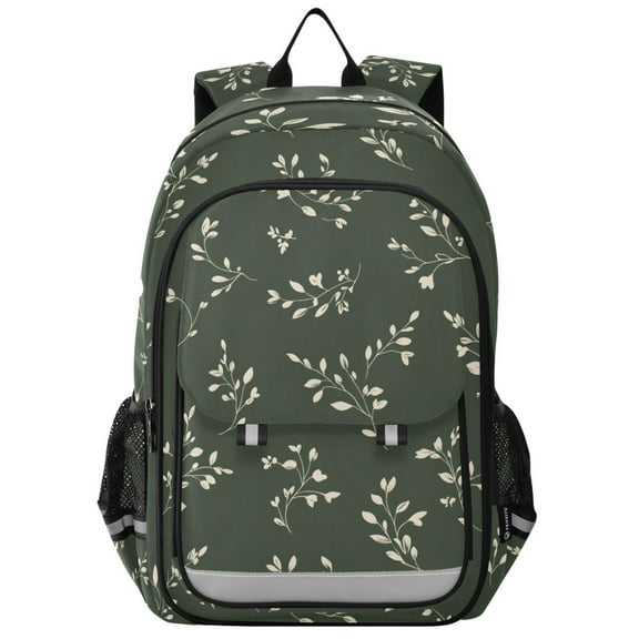 ALAZA Leaves Laptop Backpack Purse Travel Bag Casual School Bookbag Rucksack for Women Men