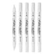 thumbnail image 1 of Kearding 5x Oily White Marker Pen Permanent Gel for Rock Painting Ceramic Artist Type3, 1 of 1