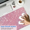 thumbnail image 4 of Deluxe 3 Levels Desk Mat & Pink Mouse Pad - XXL 31.5x11.8 Inches, Ideal for Keyboard Typing, Large Mousepad for Comfortable Home Office Work, 4 of 7