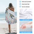 thumbnail image 4 of Beach Towel Sea Turtles Bath Pool Towels Ocean Fish Coral Seagrass Absorbent Beach Towel Soft Large Quick Dry Lightweight Camping Travel Sports Yoga Gym Swim Towels for Adult 35x70 Inch, 4 of 9