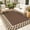 Brown, variant on COOLYI Outdoor Rug for Patios Waterproof, Anti-slip Plastic Straw Garden Mat Carpet, Reversible Decking Rug, UV Resistant Indoor Geometric Area Rugs for Camping, Backyard Blue 9*12ft