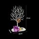 thumbnail image 2 of 1 pieza (blanco) soporte para árbol de asta de ciervo, soporte para joyería/soporte para collar/estante de exhibición de pulsera, decoración del hogar, pieza de regalo, estante de exhibición de joyería para collar creativo con astas grandes ER, 2 of 5