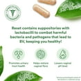 thumbnail image 4 of Good Clean Love® Reset Vaginal Homeopathic Suppositories, BV Symptom Relief & pH Balance Support, 10 Count, 4 of 9